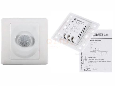 Infrarood aan uit schakelaar 230 volt inbouw muur - max 150 watt