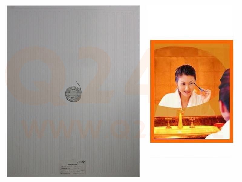 Spiegelheizung Badezimmer Rechteckig 400 × 800 mm, 40 x 80 cm 230 volt