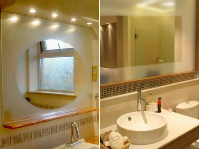 Spiegelheizung Badezimmer Rechteckig 400 × 900 mm, 40 x 90 cm 230 volt