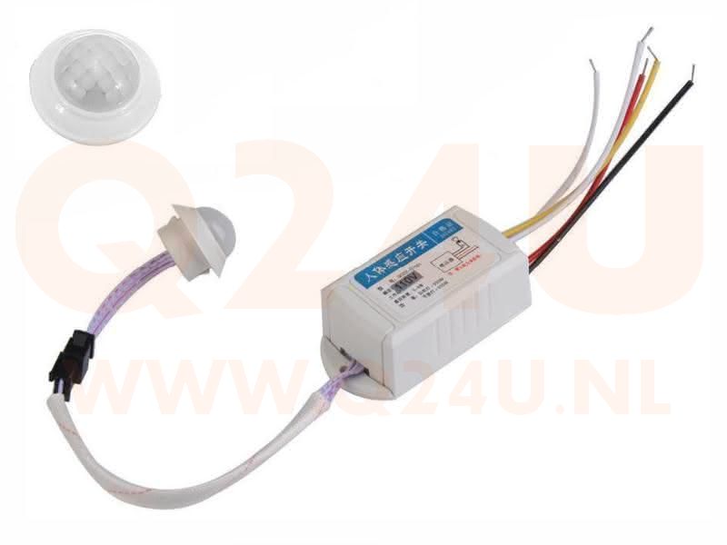 Infrarood aan uit schakelaar 230 volt inbouw - max 150 watt