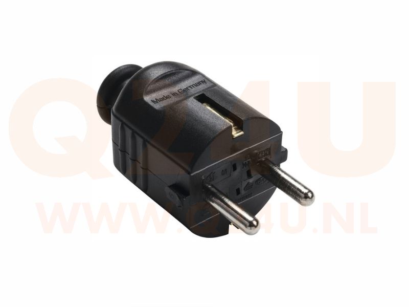 Stekker geaard zwart