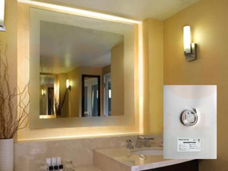 Spiegelheizung Badezimmer Rechteckig 400 × 900 mm, 40 x 90 cm 230 volt